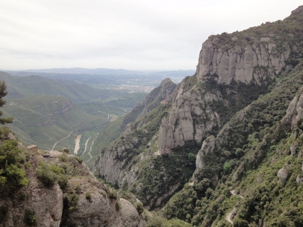 Zdjęcie z Hiszpanii - Widok z Montserrat