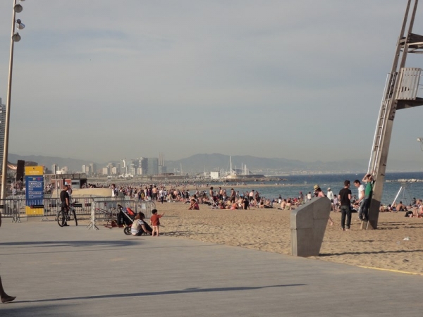Zdjęcie z Hiszpanii - Plaża w Barcelonie