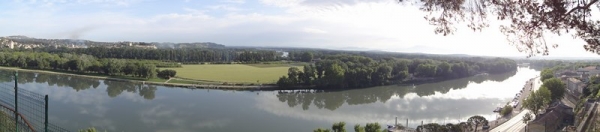 Zdjęcie z Francji - Panorama doliny Rodanu