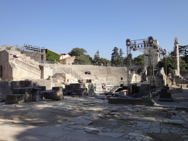 Zdjęcie z Francji - teatr antyczny w Arles