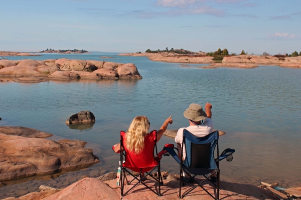 Zdjecie - Kanada - Zatoka Georgian Bay i wyspa Philip Edward Island