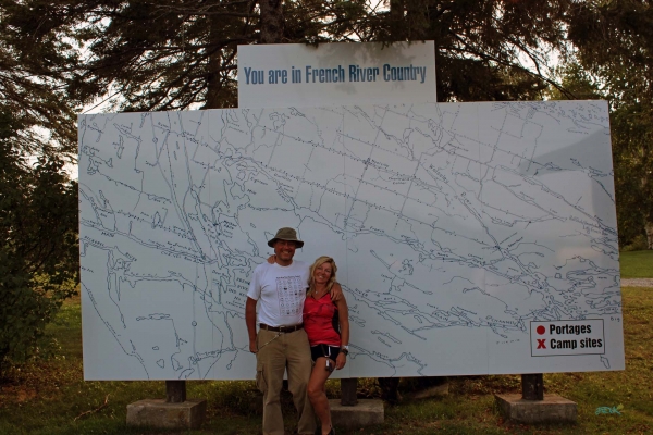 Zdjęcie z Kanady - Mapa French River