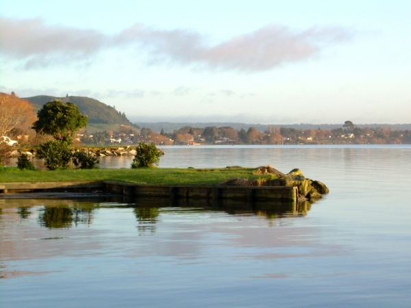 Zdjęcie z Nowej Zelandii - Poranek w Rotorua