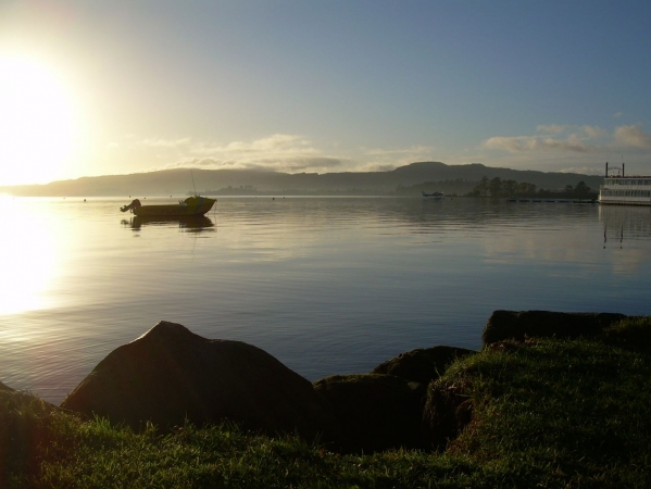 Zdjęcie z Nowej Zelandii - Poranek w Rotorua