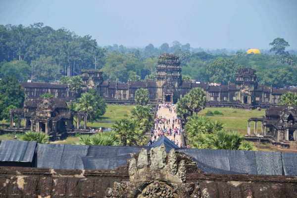 Zdjęcie z Kambodży - Angkor Wat. Widok z 