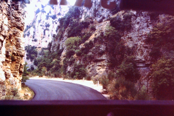 Zdjęcie z Grecji - górski przejazd