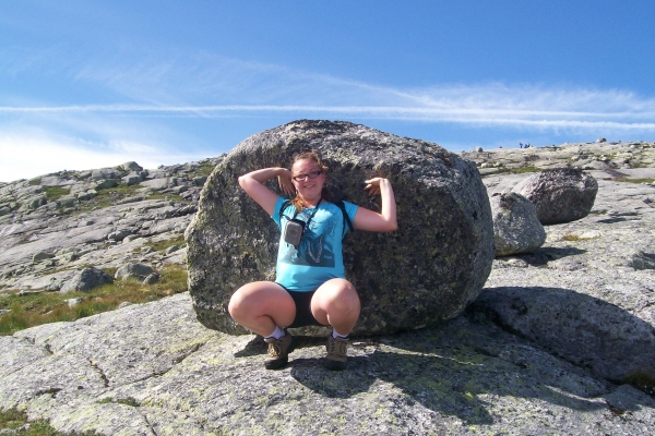 Zdjęcie z Norwegii - strongwoman:)