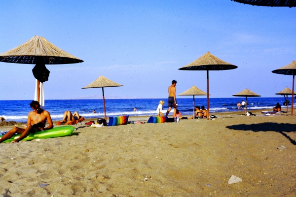 Zdjęcie z Grecji - hotelowa plaża