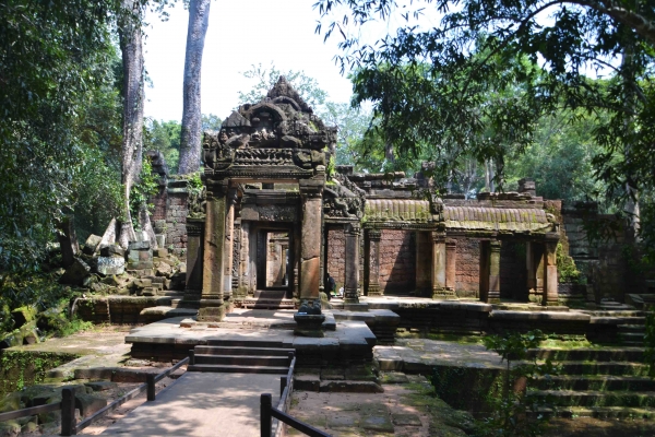 Zdjęcie z Kambodży - Wejscie do Ta Prohm