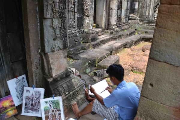 Zdjęcie z Kambodży - W Banteay Kdei
