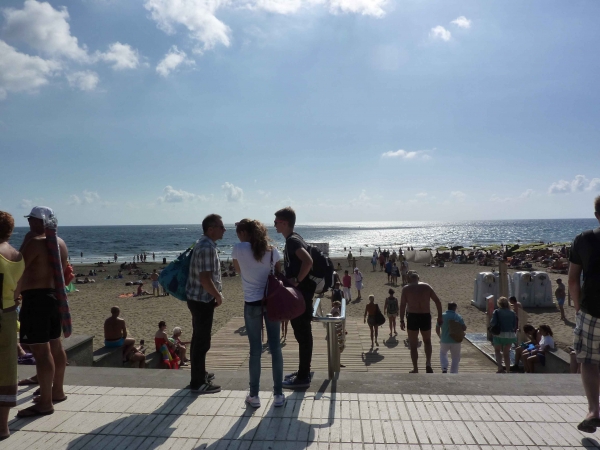 Zdjęcie z Hiszpanii - Wejeście na plażę w Playa del Ingles