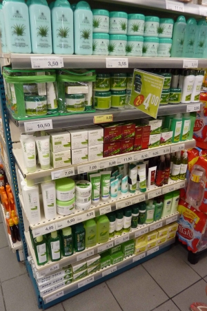 Zdjęcie z Hiszpanii - Zakupki - czyli kosmetyki na bazie aloesu.