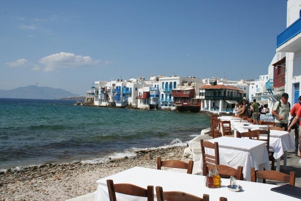 Zdjęcie z Grecji - Little Venice, Mykonos
