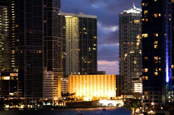 Zdjęcie ze Stanów Zjednoczonych - MIAMI o zmierzchu