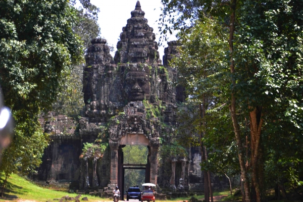 Zdjęcie z Kambodży - Brama Polnocna w Angkor Thom