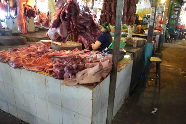 Zdjęcie z Kambodży - Old Market Phsar Chas