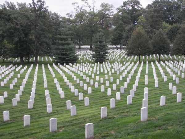Zdjęcie ze Stanów Zjednoczonych - Arlington- cmentarz wojskowy