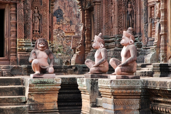 Zdjęcie z Kambodży - Banteay Srei