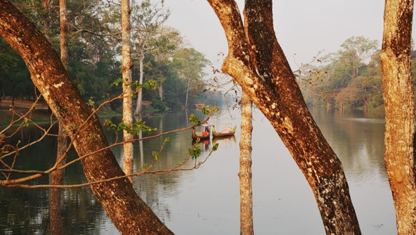 Zdjęcie z Kambodży - Droga do Angkor Thom