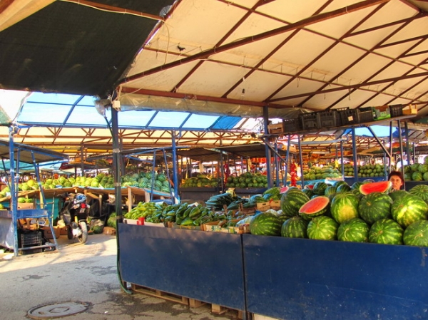 Zdjęcie z Macedonii - Ochryda - bazar w Carsiji.