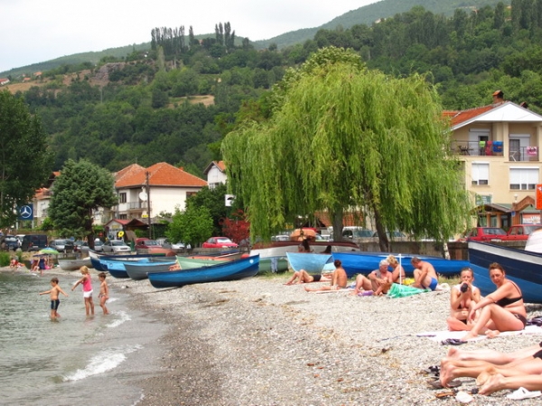 Zdjęcie z Macedonii - Pestani - plaża.