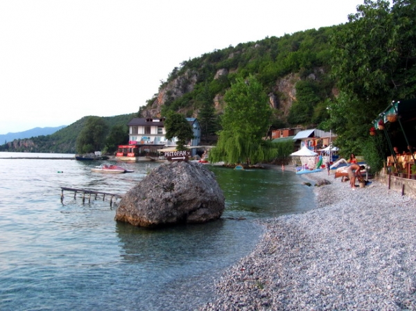 Zdjęcie z Macedonii - Trpejca - plaża.