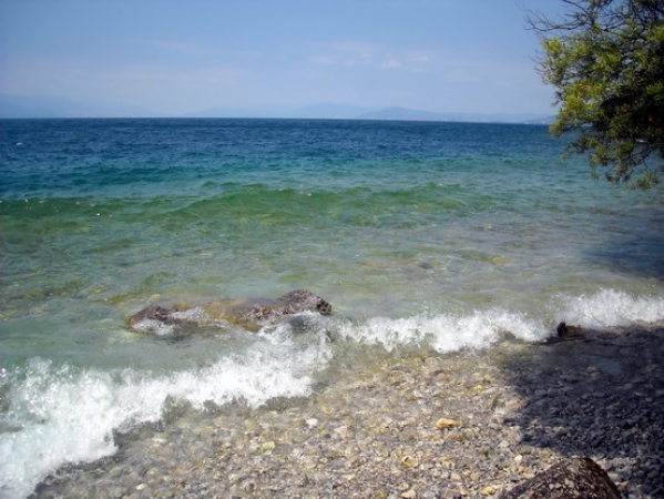 Zdjęcie z Macedonii - Nasza dzika plaża.