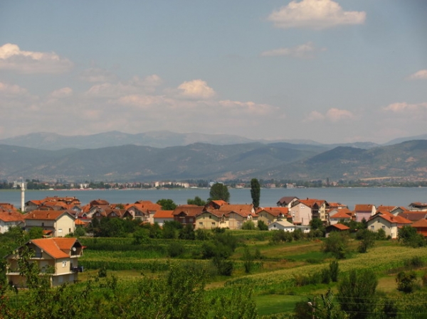 Zdjęcie z Macedonii - Ostatnie spojrzenie na Jez. Ochrydzkie.