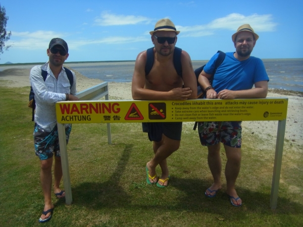 Zdjęcie z Australii - Ostrzezenie przed krokodylami