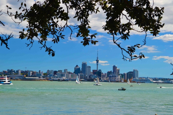 Zdjęcie z Nowej Zelandii - Auckland widziane z Devonport
