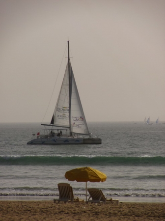 Zdjęcie z Maroka - Agadir - plaża żeglarza.