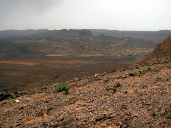 Zdjęcie z Maroka - Górskie krajobrazy z trasy.