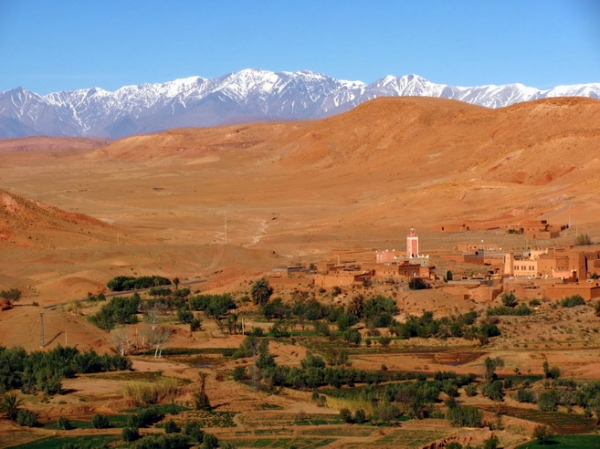 Zdjęcie z Maroka - Widok z kasby Ait Ben Haddou.