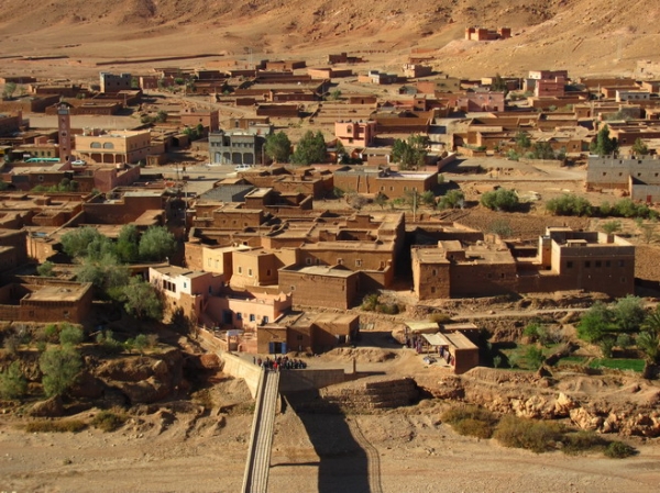 Zdjęcie z Maroka - Widok z kasby Ait Ben Haddou.