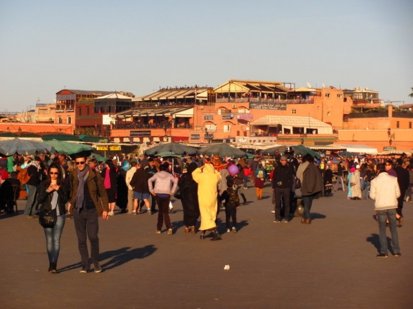 Zdjęcie z Maroka - Marrakesz - plac Djemaa El Fna.