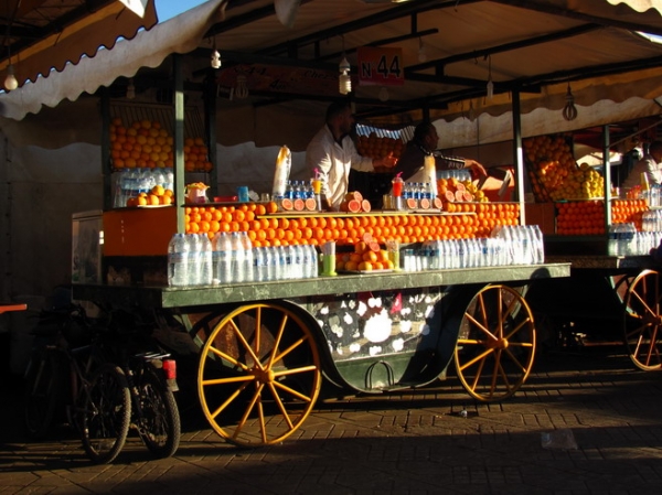 Zdjęcie z Maroka - Marrakesz - plac Djemaa El Fna.