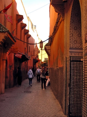 Zdjęcie z Maroka - Marrakeska medina.