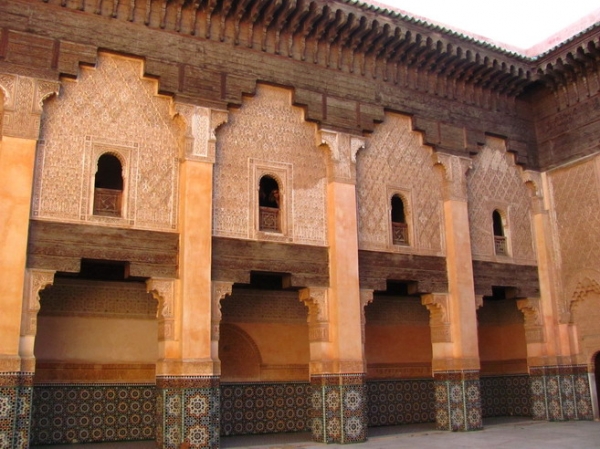 Zdjęcie z Maroka - Marrakesz - medresa Ben Youssef.