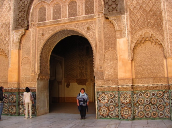 Zdjęcie z Maroka - Marrakesz - medresa Ben Youssef.