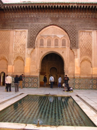 Zdjęcie z Maroka - Marrakesz - medresa Ben Youssef.