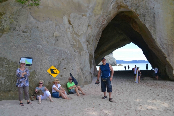 Zdjęcie z Nowej Zelandii - W Cathedral Cove