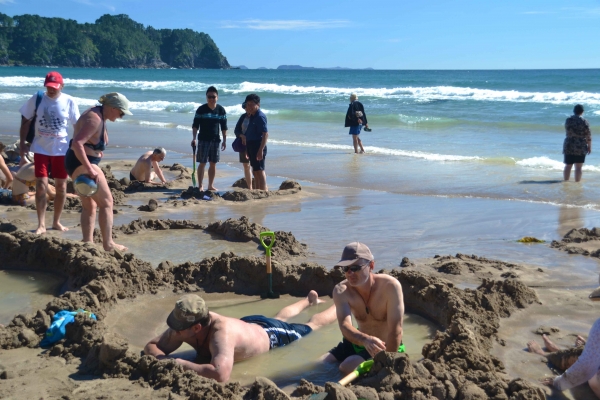 Zdjęcie z Nowej Zelandii - Hot Water Beach