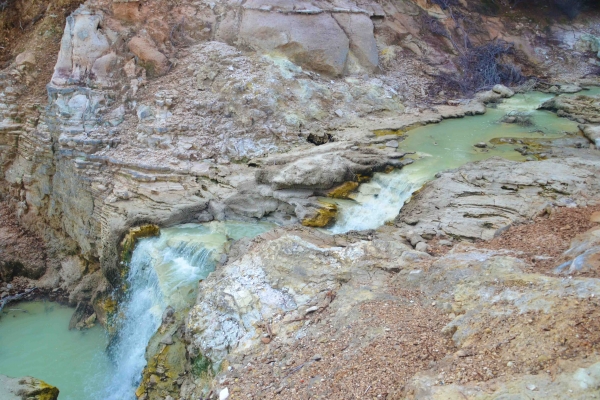 Zdjęcie z Nowej Zelandii - Siarkowy wodospad 