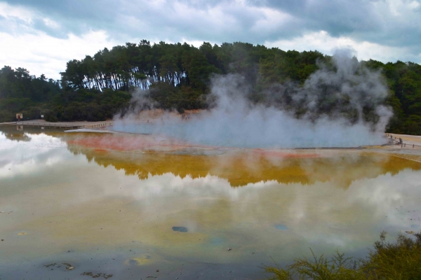 Zdjęcie z Nowej Zelandii - Park Geotermalny Wai-O-Tapu