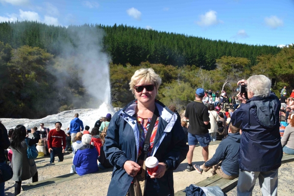 Zdjęcie z Nowej Zelandii - Przed Lady Knox Geyser