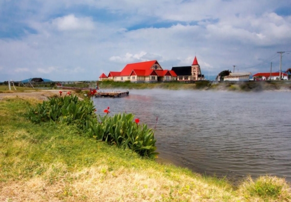 Zdjęcie z Nowej Zelandii - Ostatni rzut oka na Rotorua 