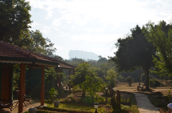 Zdjęcie ze Sri Lanki - WIDOK Z NASZEGO POKOJU NA SIGIRIYE