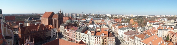 Zdjęcie z Polski - panorama z wieży ratuszowej