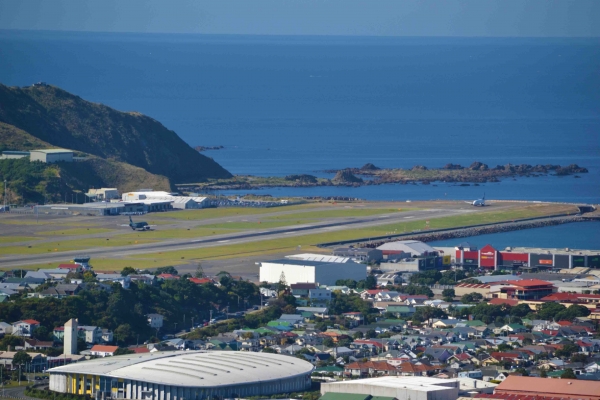 Zdjęcie z Nowej Zelandii - Lotnisko w Wellington