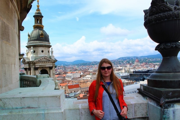Zdjęcie z Węgier - Budapeszt z perspektywy kopuły bazyliki